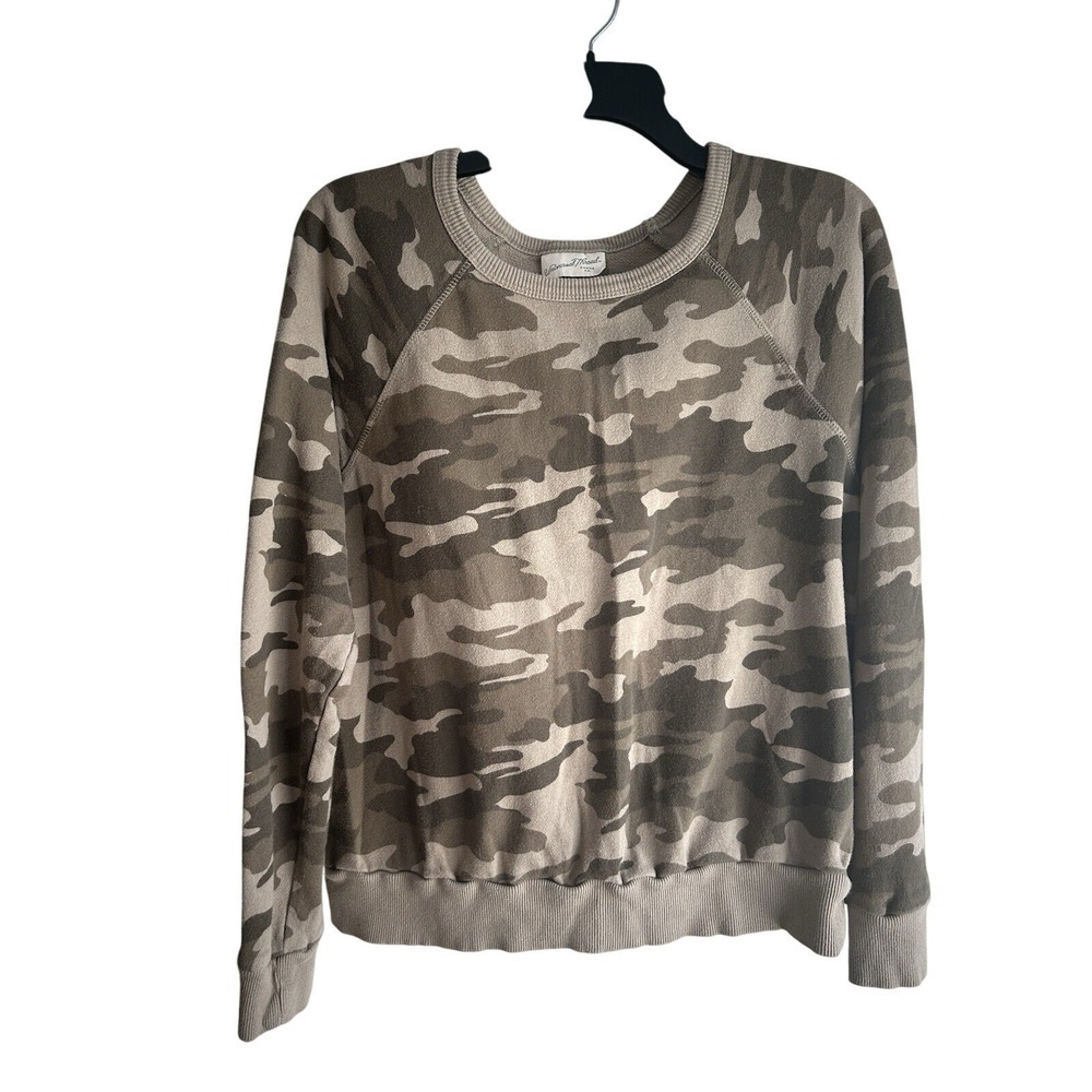 Universal‎ Thread Sweatshirt Kids Small Green Excellent Camouflage Pullover